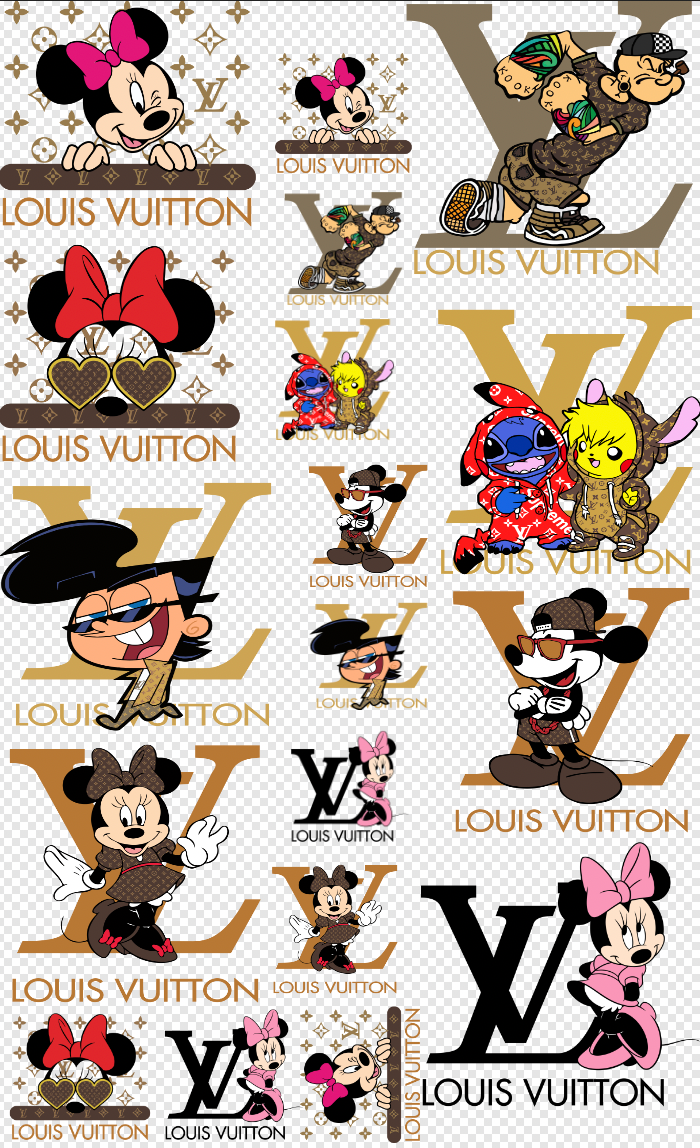 22x36 Youth LV Gang Sheet Transfers