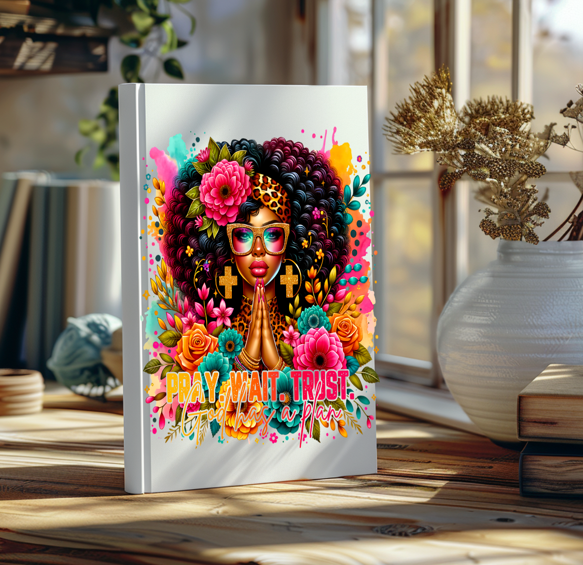 DIY Christian Journal UV Decal Bundle (5 Journal Decals) Size 5x7 , Sticker Journal