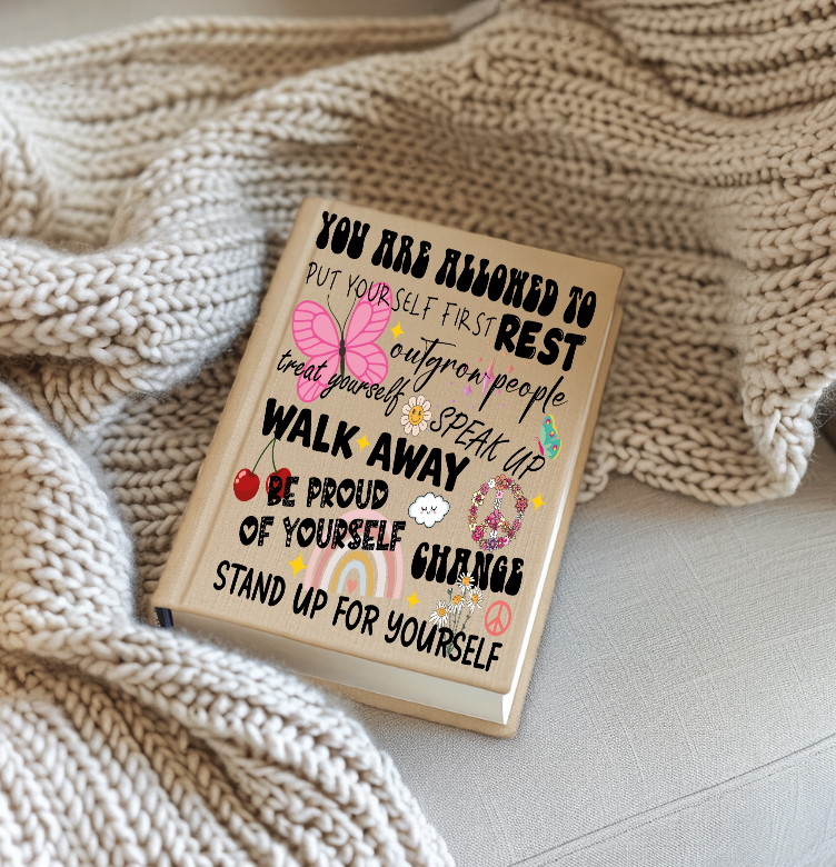 Affirmation UV Decal FOR JOURNALS