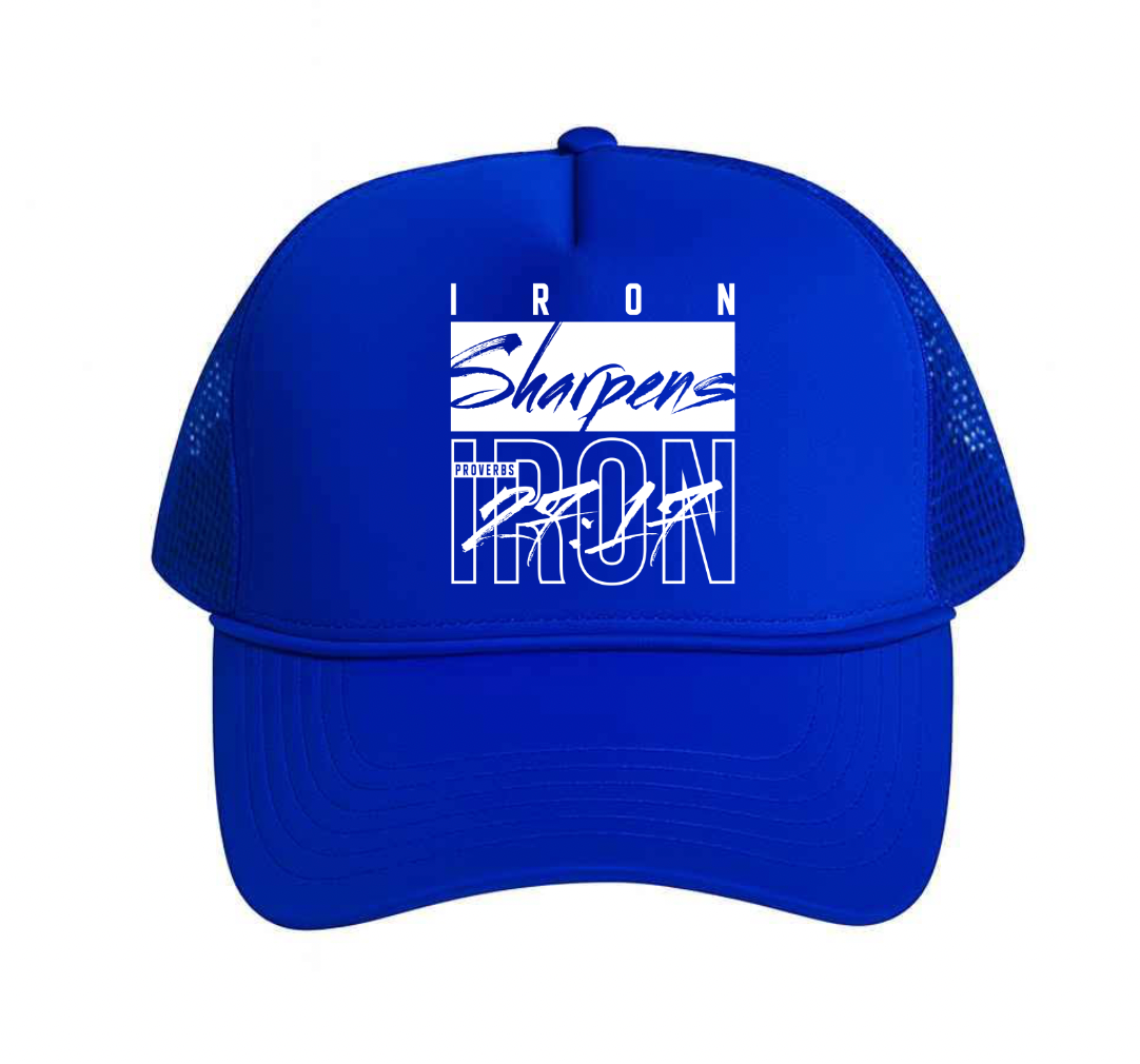 Iron Sharpen Iron Hat DTF Transfer