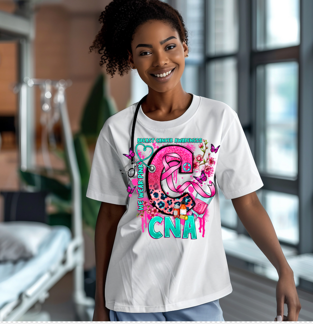 CNA Breast Cancer DTF Transfer
