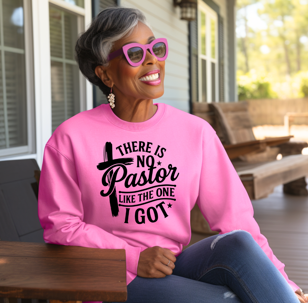 There's No Pastor Like the one I got DTF Transfers (Two Color Options)