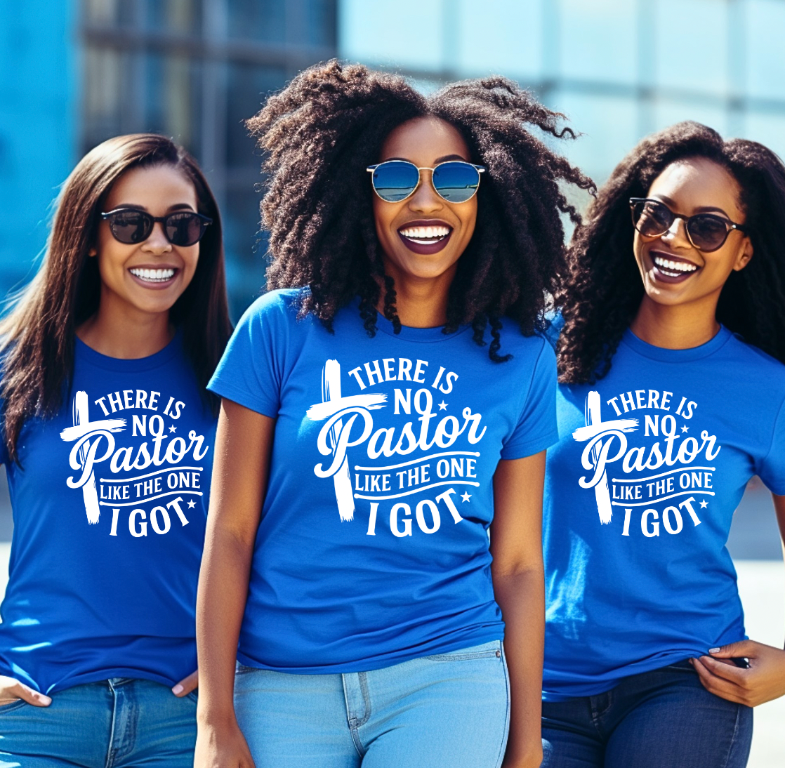 There's No Pastor Like the one I got DTF Transfers (Two Color Options)