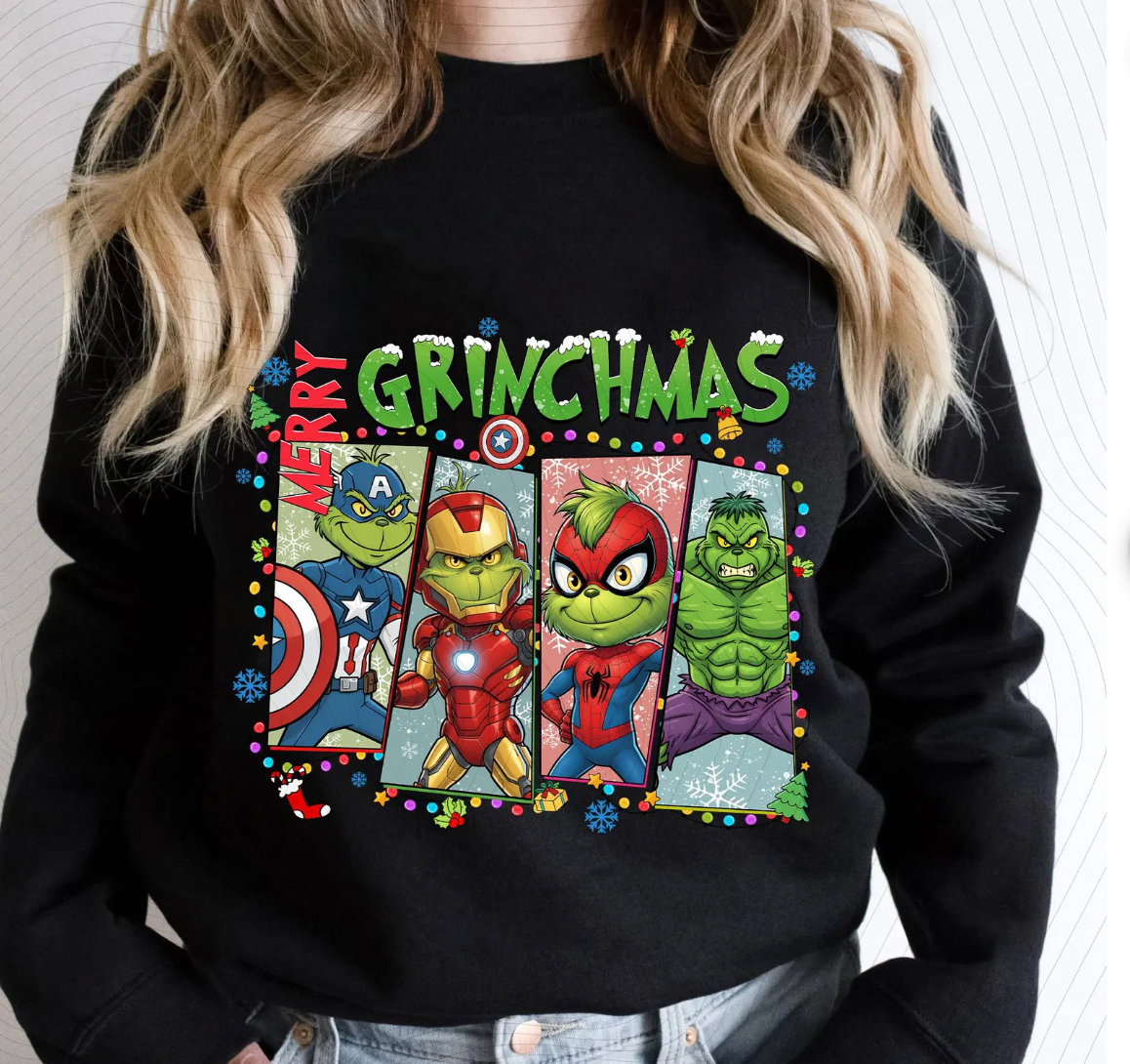 Merry Grinchmas DTF Transfers