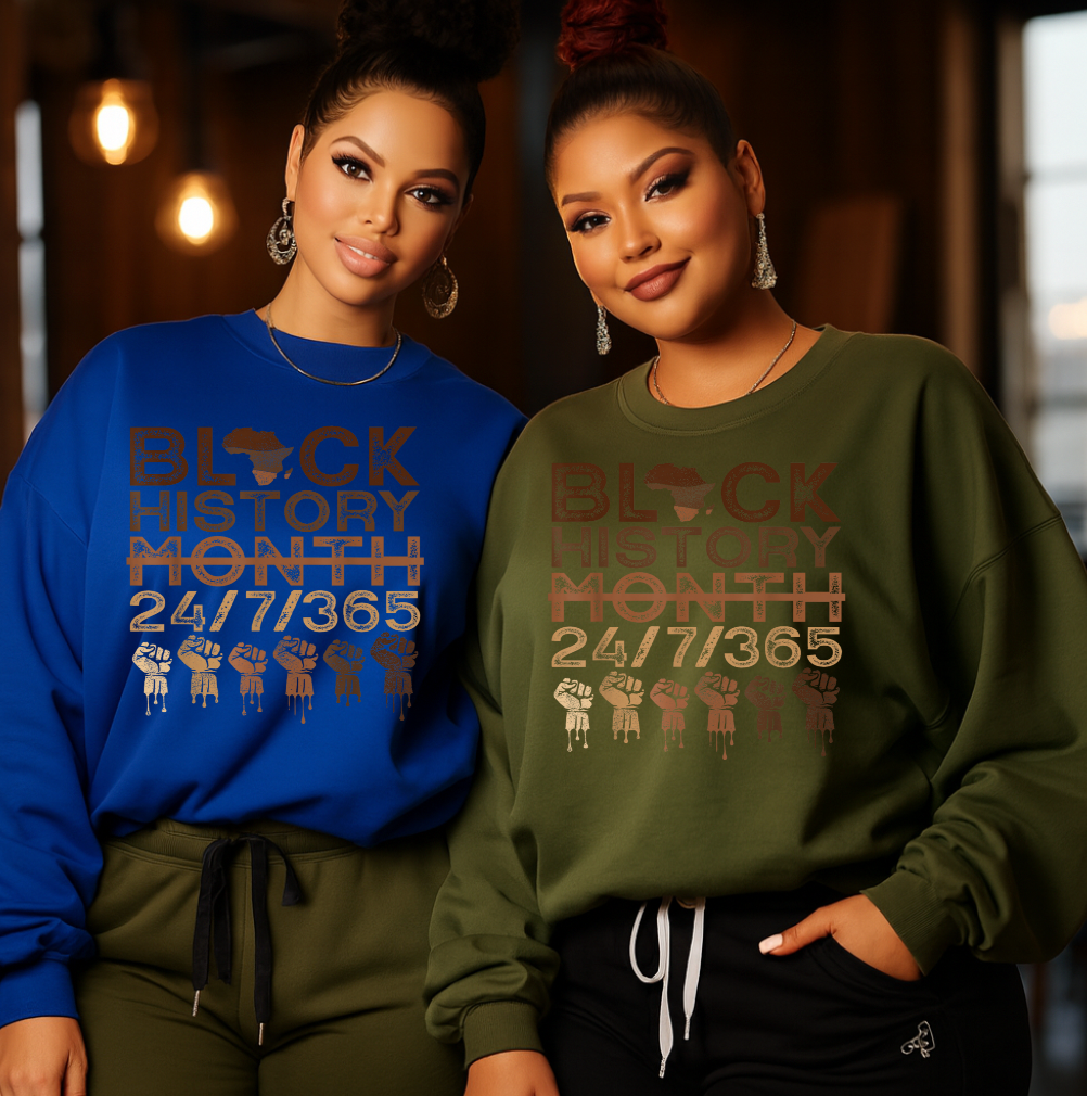 Black History24/ 7/365 DTF TRANSFER