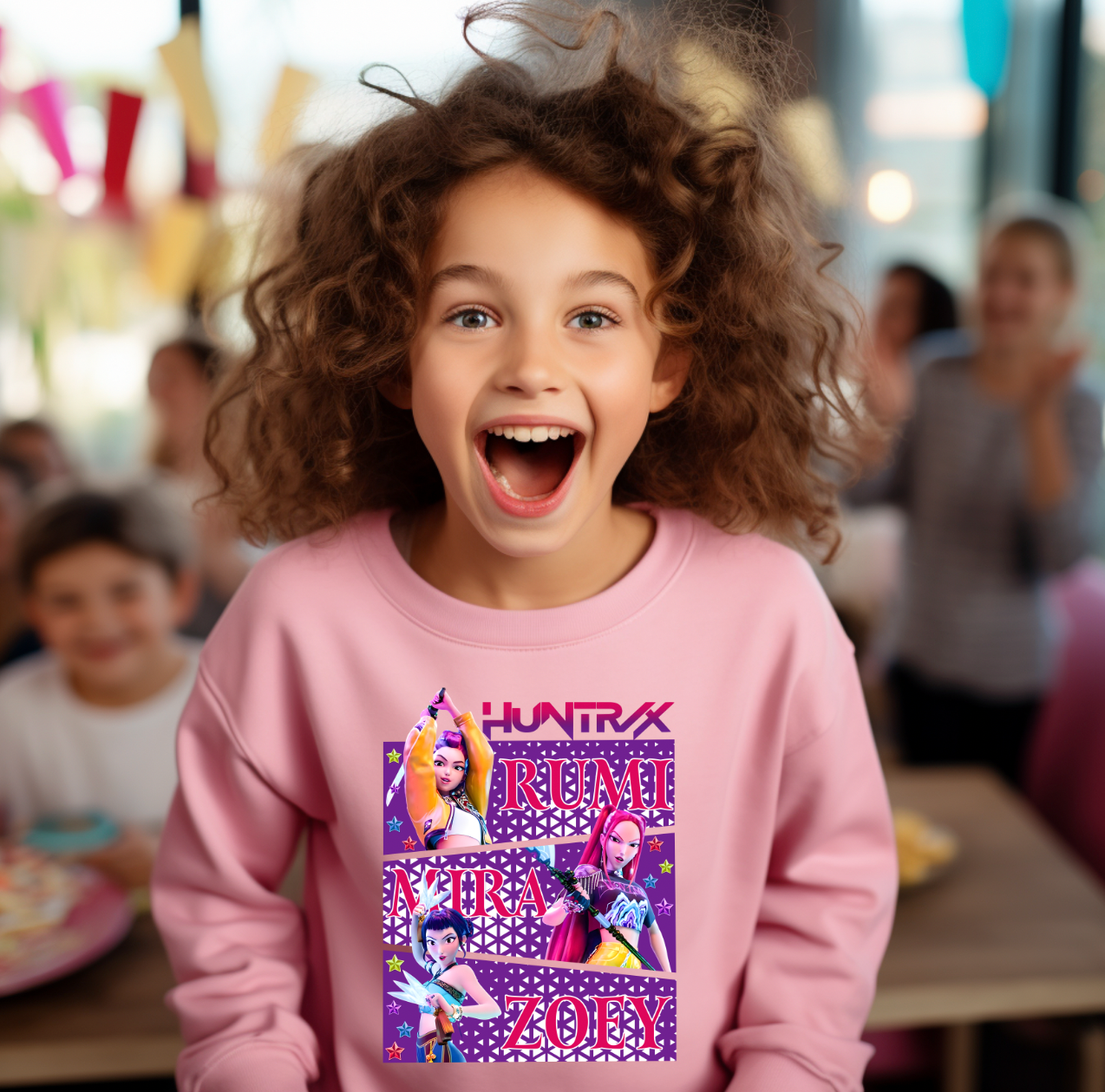 Dot Kpop Huntrix DTF Transfer