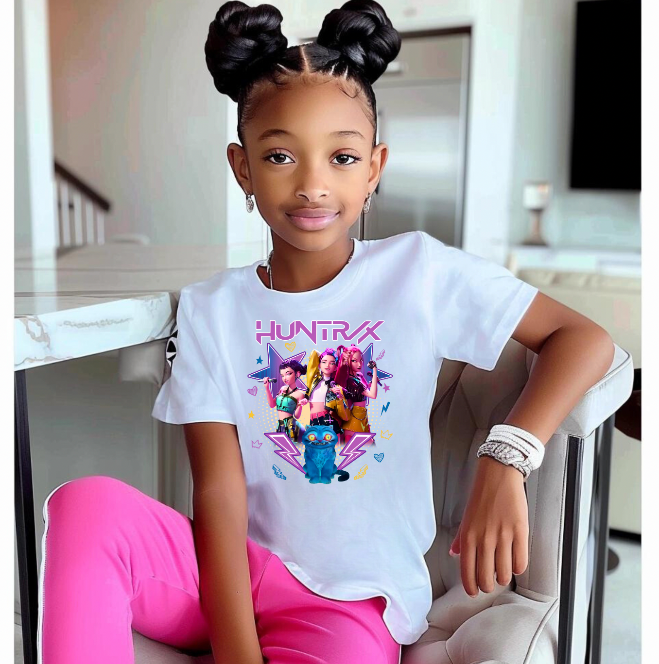 Rock Kpop Huntrix DTF Transfer