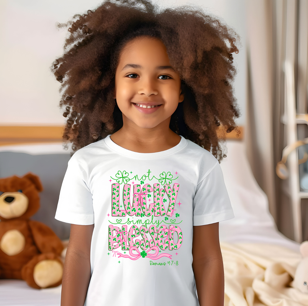 Not Lucky Simply Blessed DTF Transfer