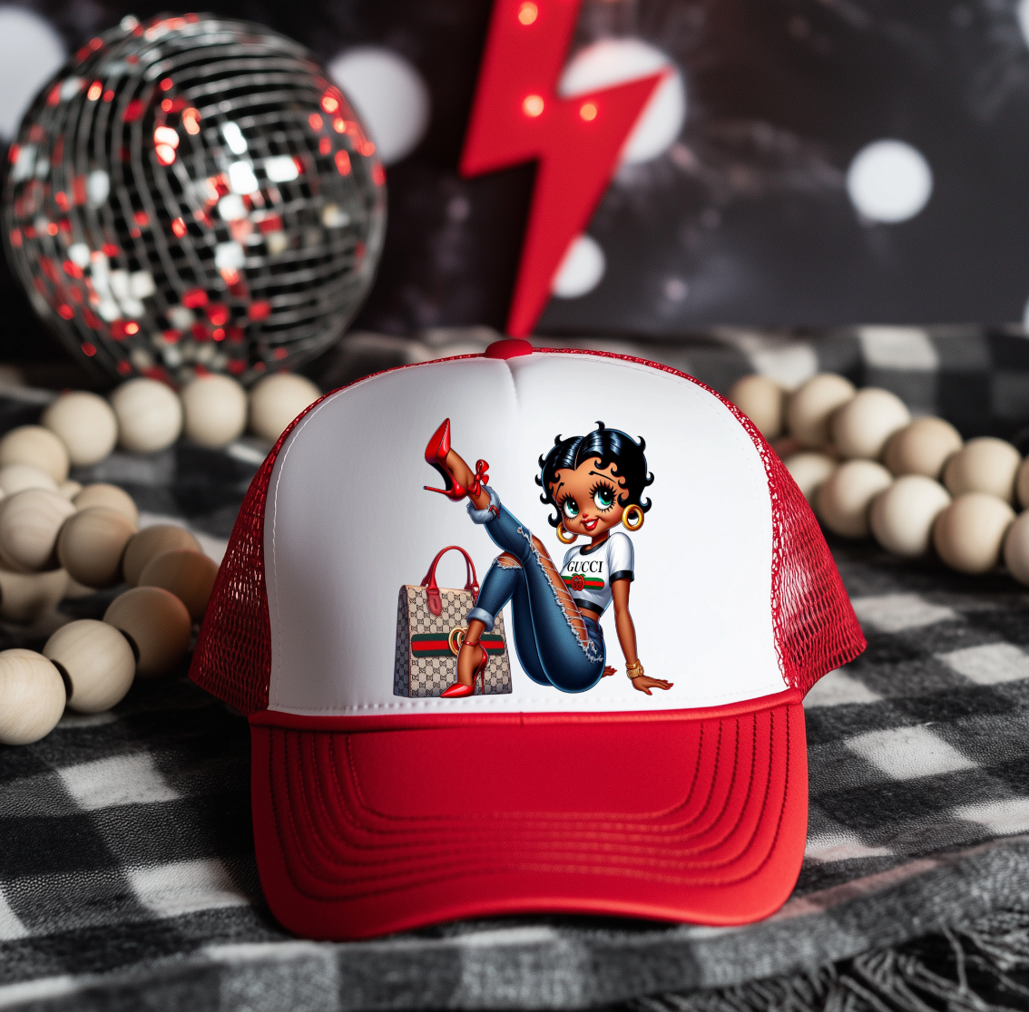 Betty DTF Hat Transfer