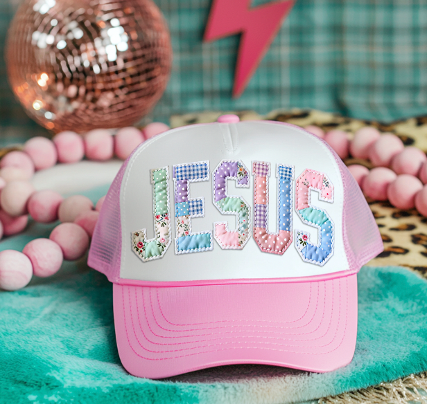 Jesus DTF Hat Transfer