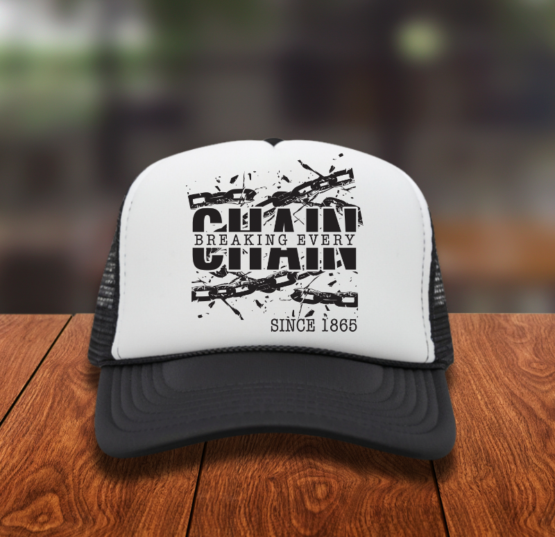 Breaking Chains DTF Hat Transfer