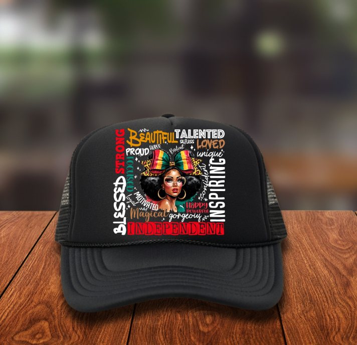 Affirmation Hat DTF Transfer