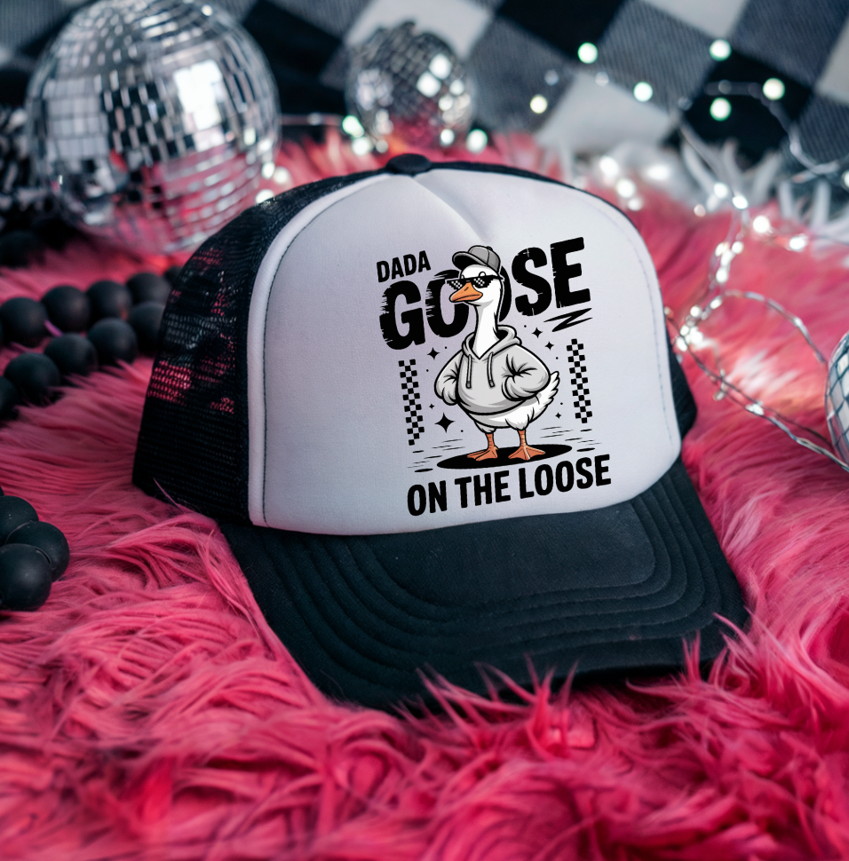 Dada Goose on the Loose Hat DTF Transfers
