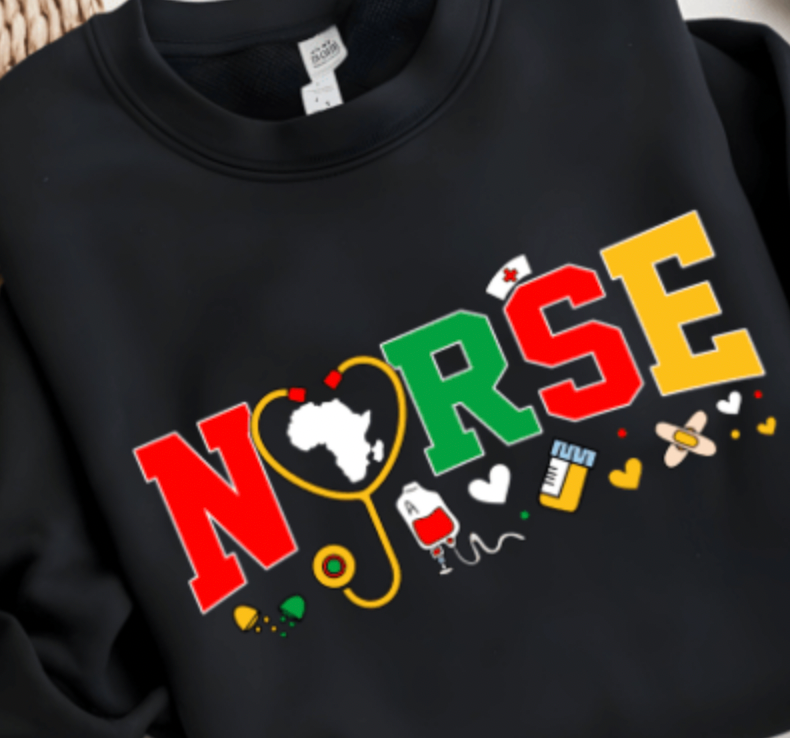 Nurse History Pride DTF Transfer