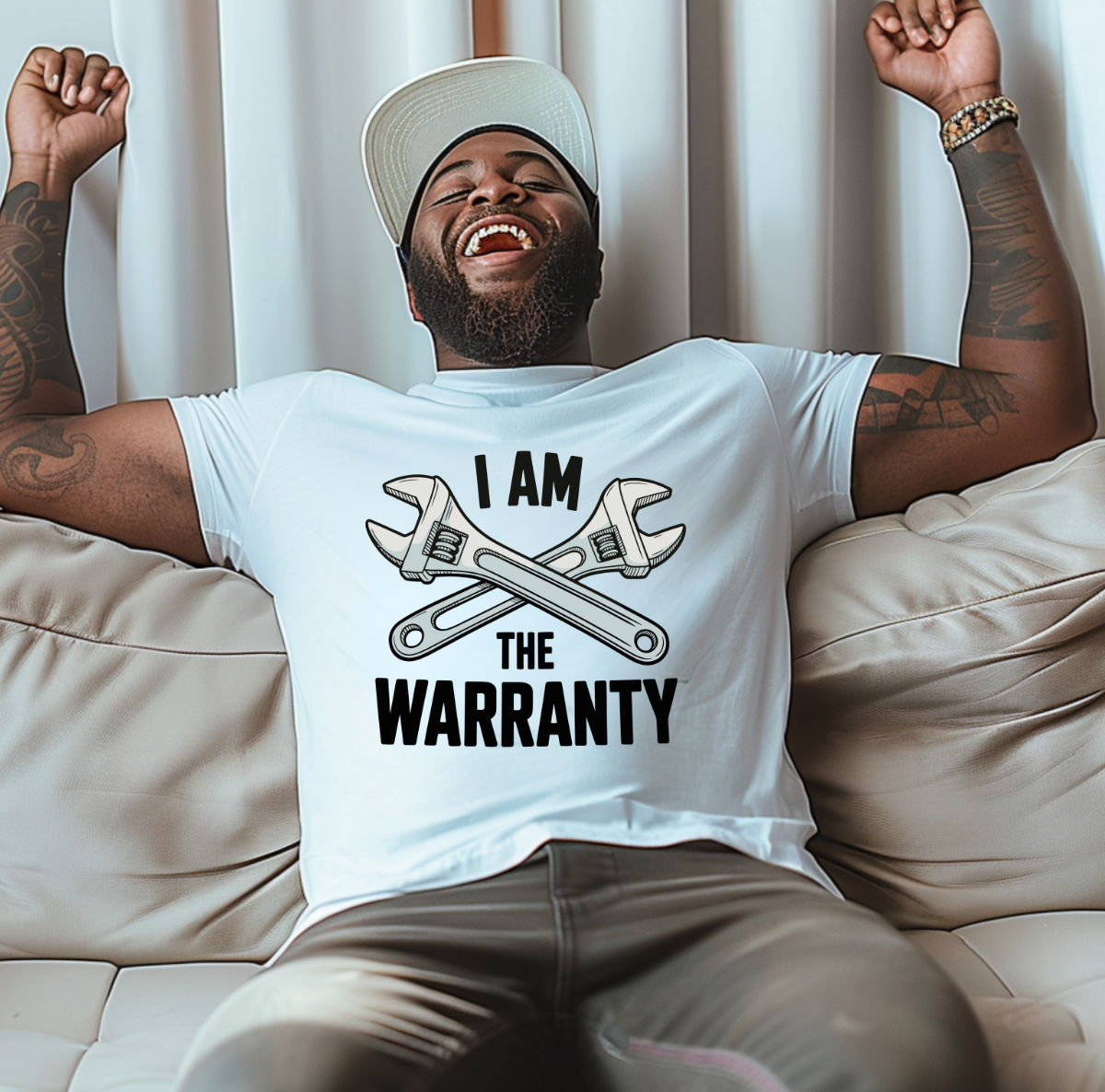 I'm the Warranty Mechanic Dad DTF TRANSFER