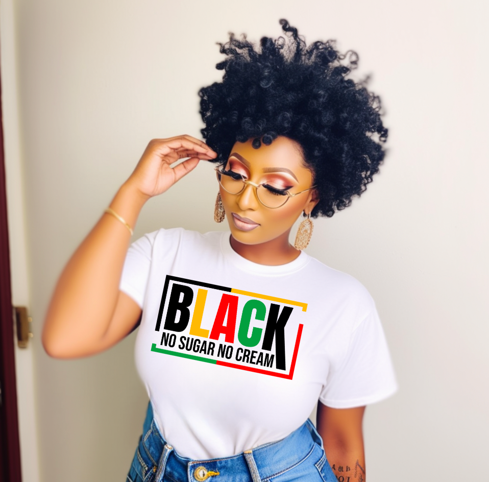 BLACK SUGAR NO CREAM DTF Transfer