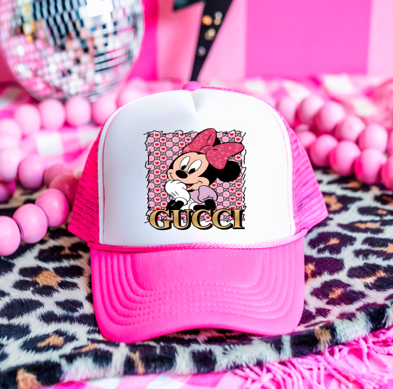 Mouse Friend Hat DTF Transfers