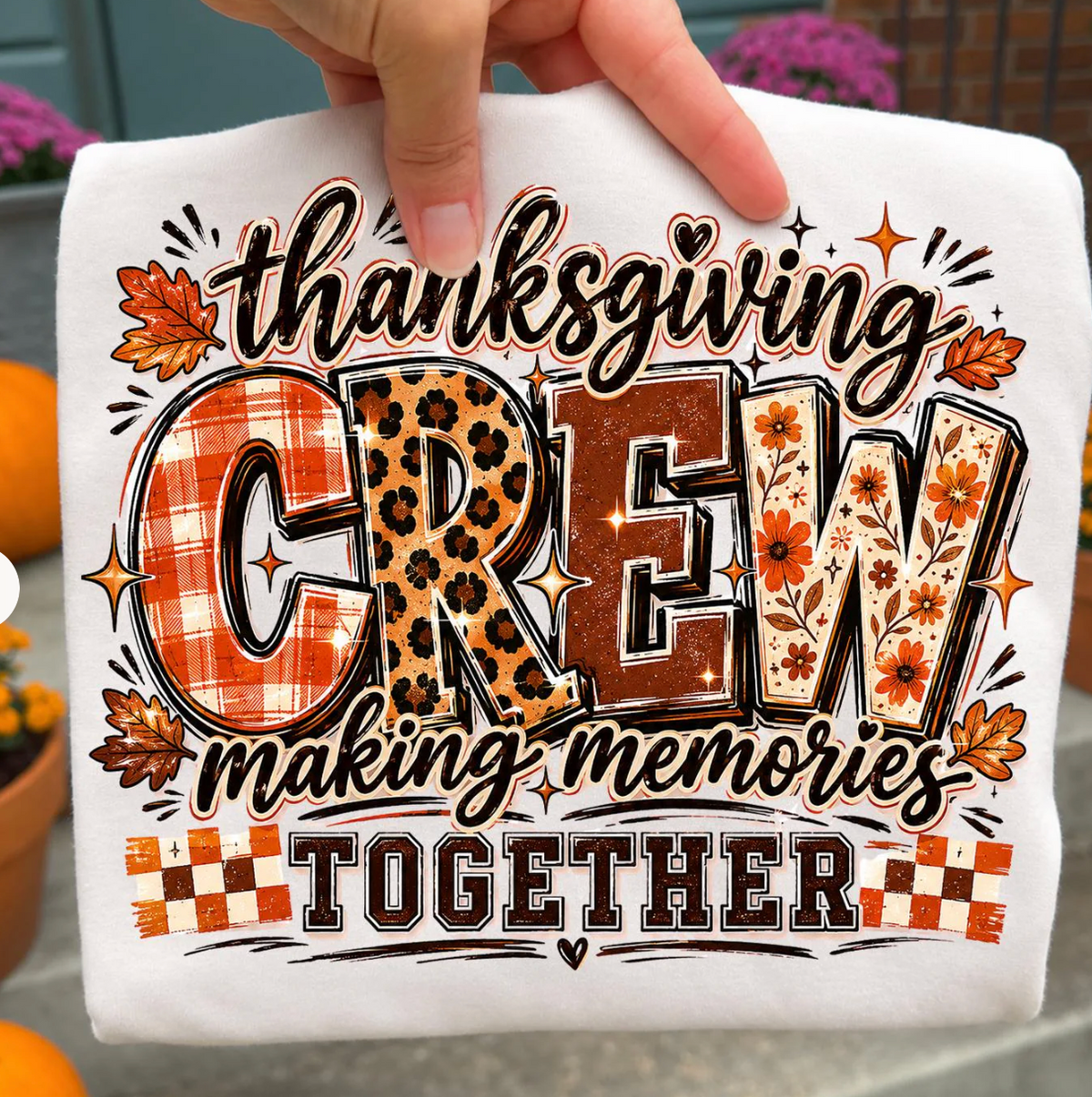 Thanksgiving Crew DTF Transfer