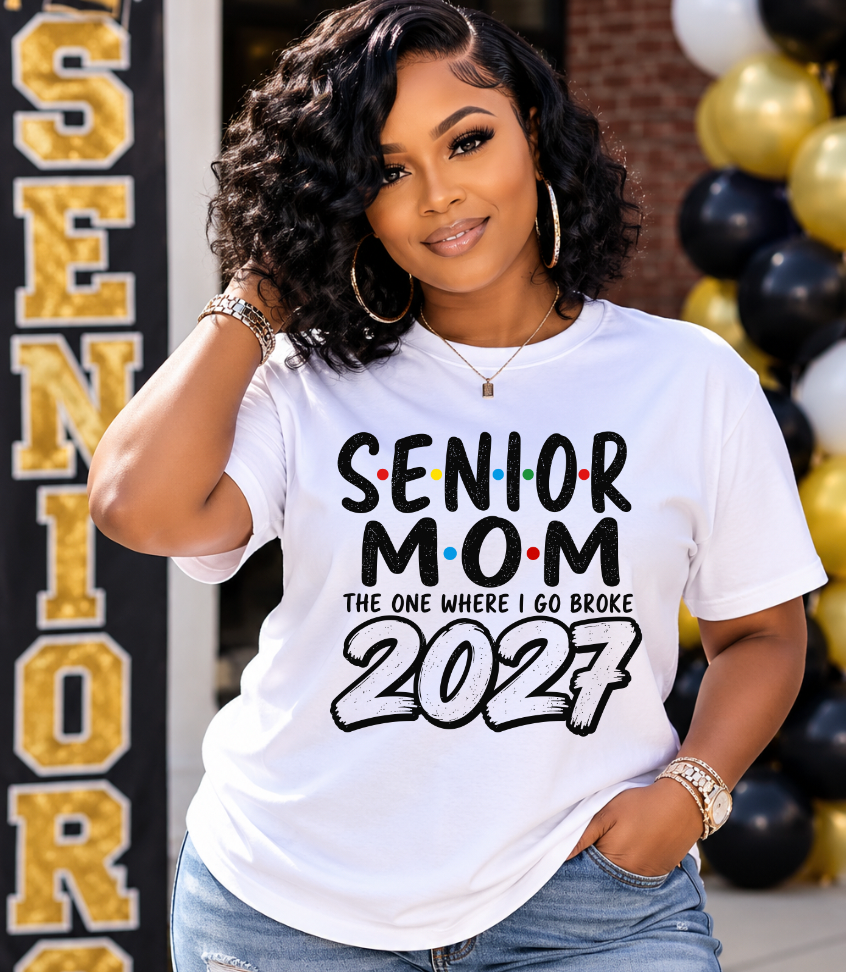 Senior Mom 2027 DTF Transfer