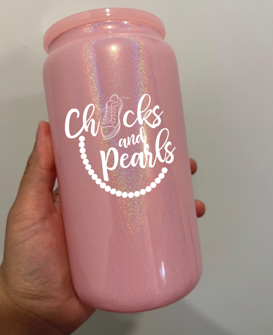 3.5 inch Chucks and Pearls UV Decals