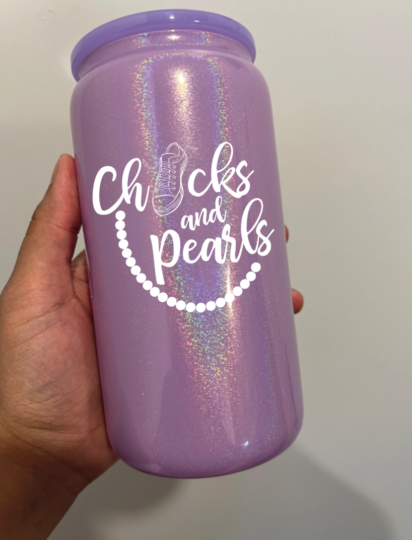 3.5 inch Chucks and Pearls UV Decals