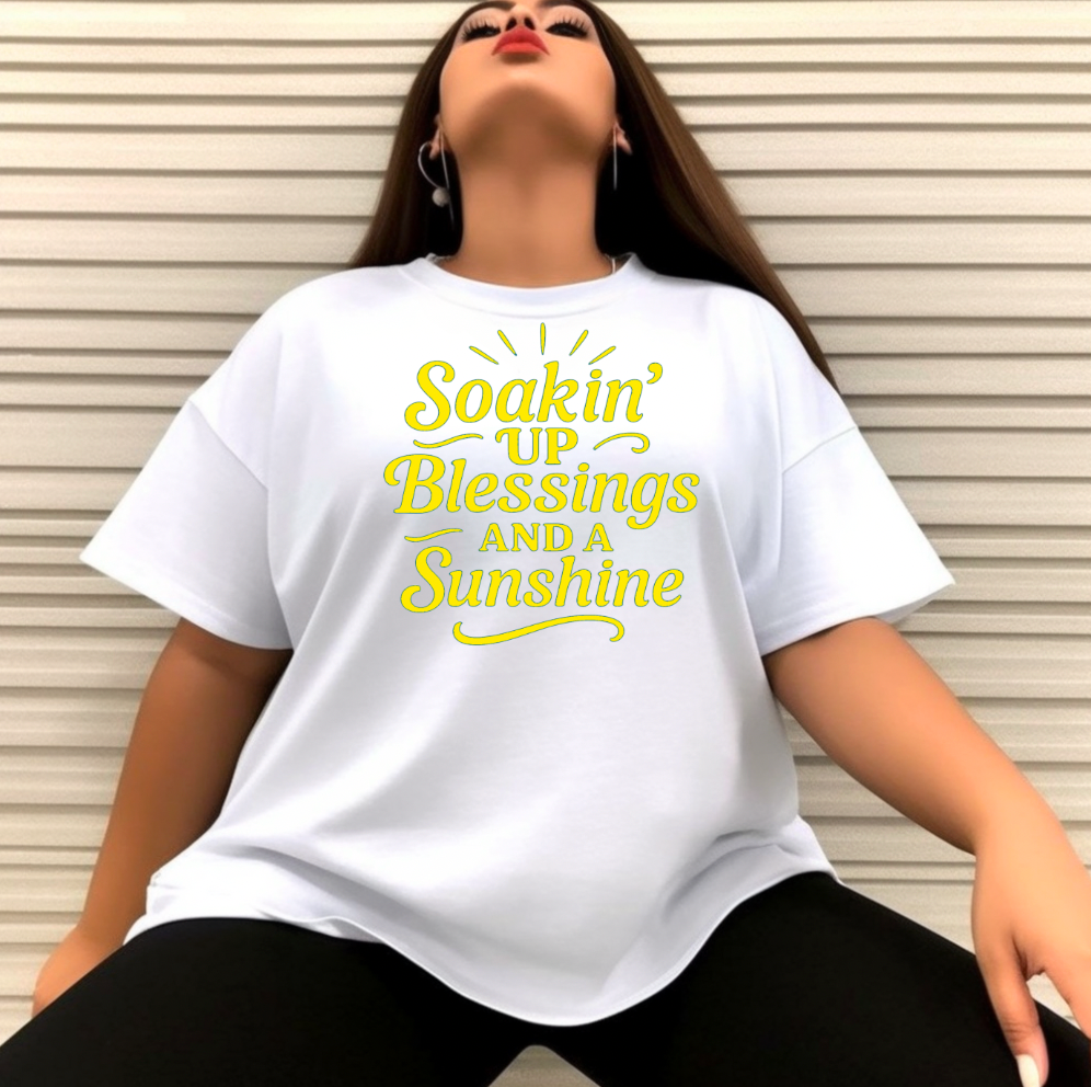 Soaking up Blessings and a Sunshine Screen Prints