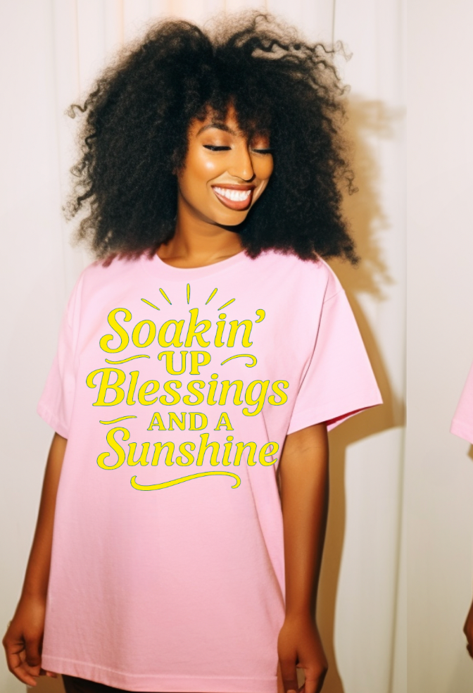 Soaking up Blessings and a Sunshine Screen Prints