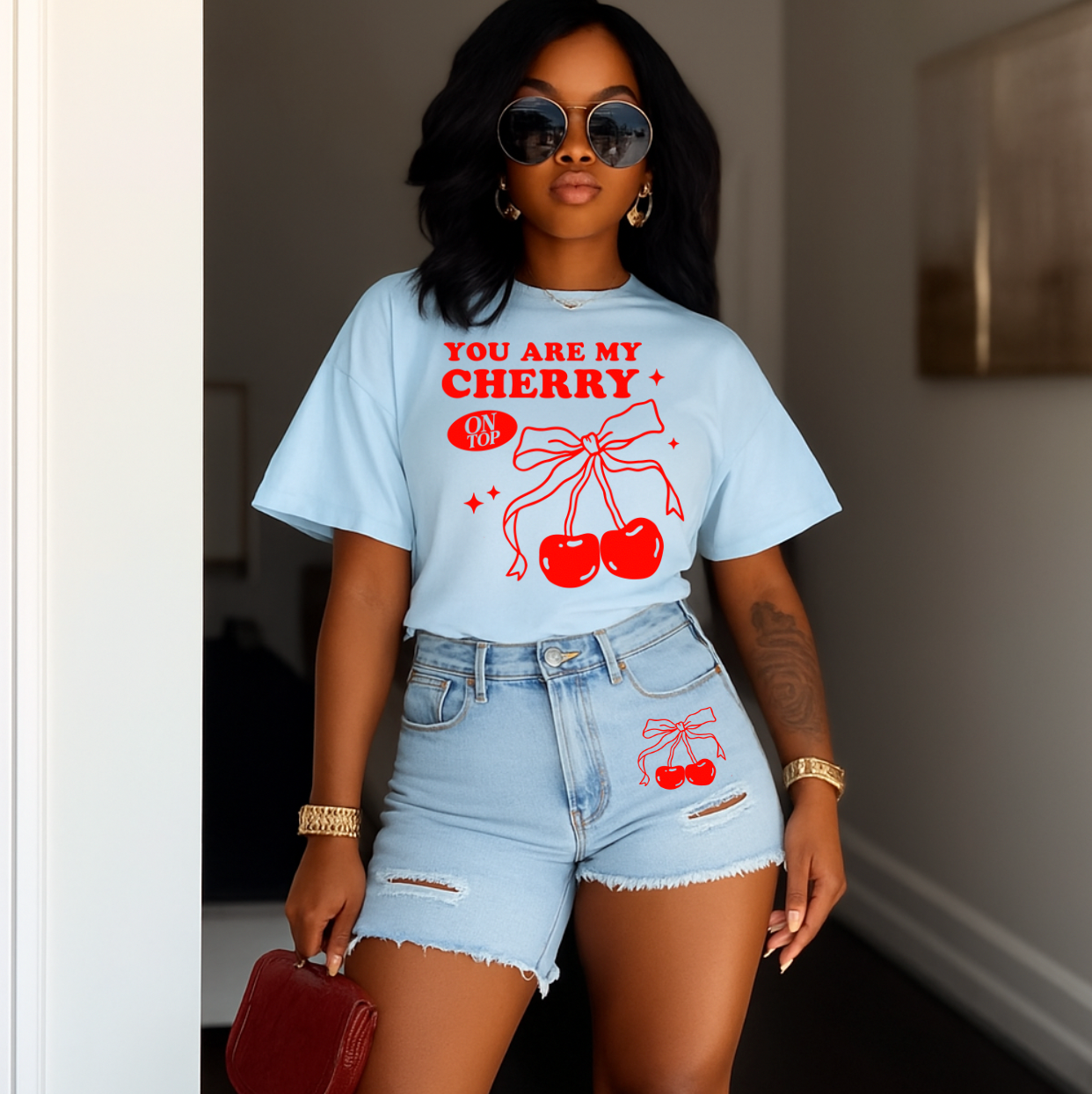 You are my Cherry on Top Screen Print