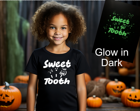 Sweet Tooth Glow in the Dark  Screen Print (comes without confetti)