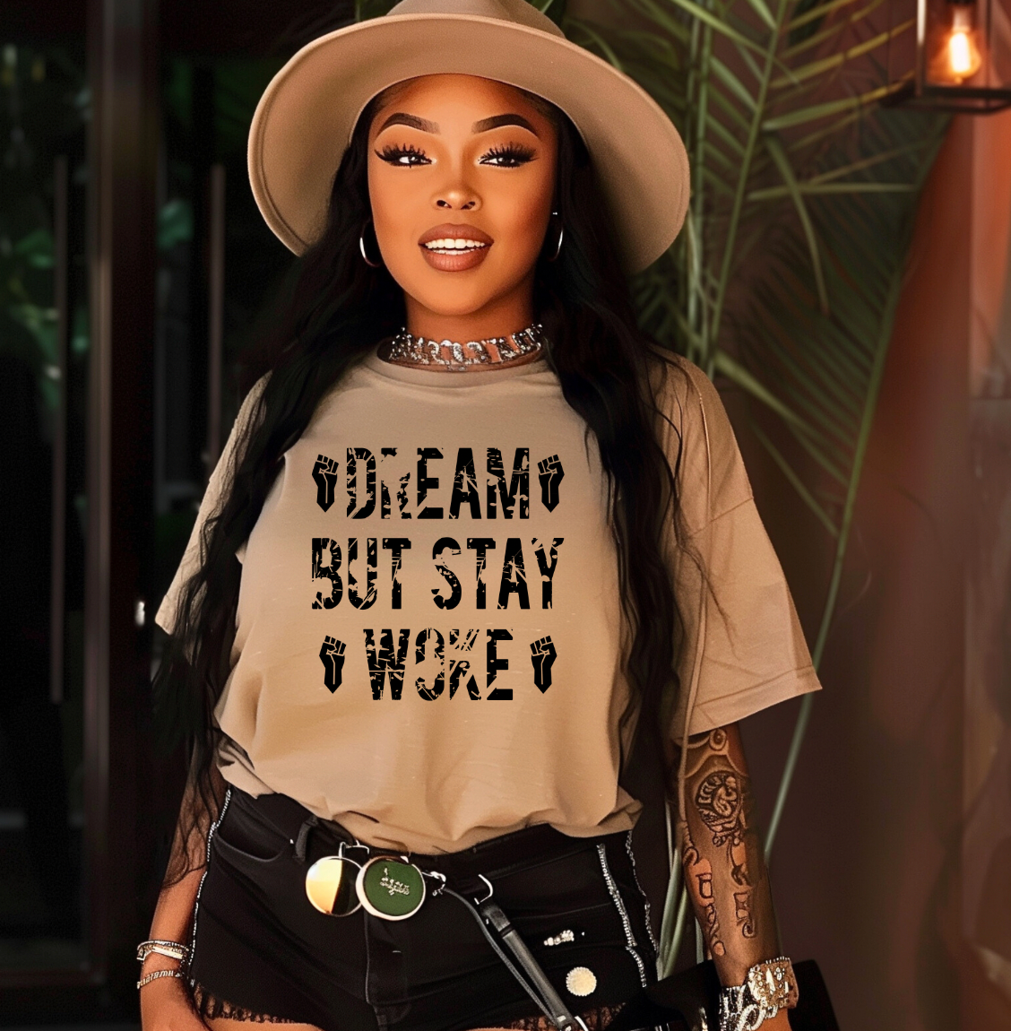 Dream But Stay Woke Screen Print