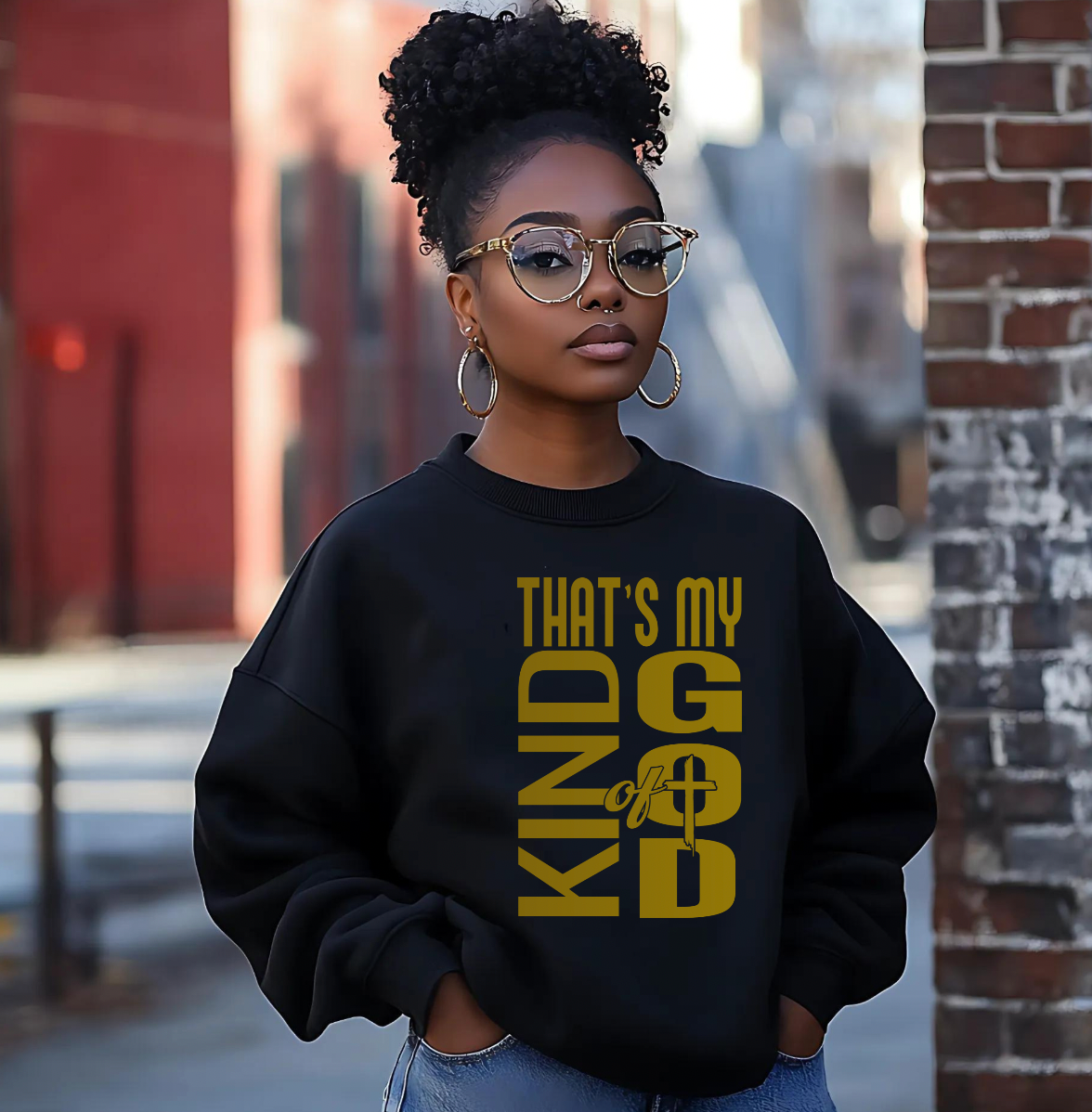 That's my Kind of God Screen Prints (Gold) - PRINTS SOLD SEPERATELY.