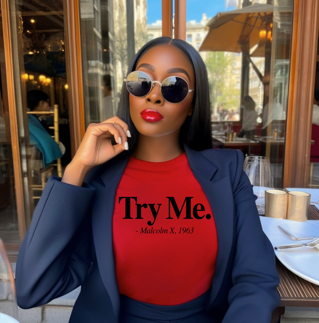 Try Me, Malcom X Screen Print