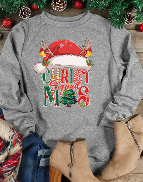 22x48 Christmas Squad Gang Sheet Transfer