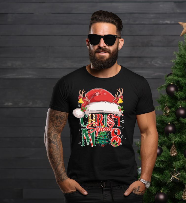 22x48 Christmas Squad Gang Sheet Transfer