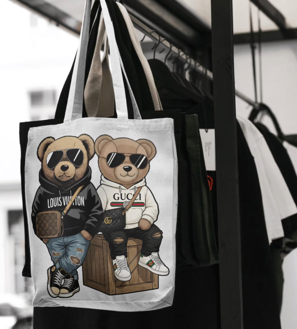 Luxury Designer Teddies DTF Transfers | Ready to Press Heat Transfers for T-Shirts