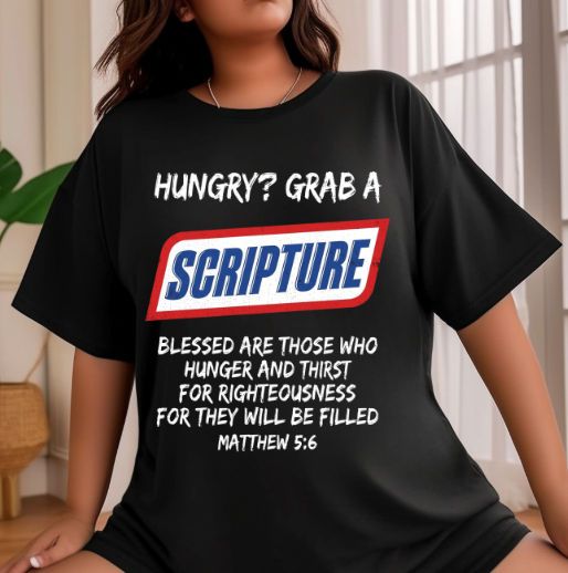 Hungry Grab a Scripture DTF TRANSFER