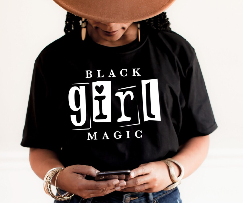 Black girl Magic DTF Transfer