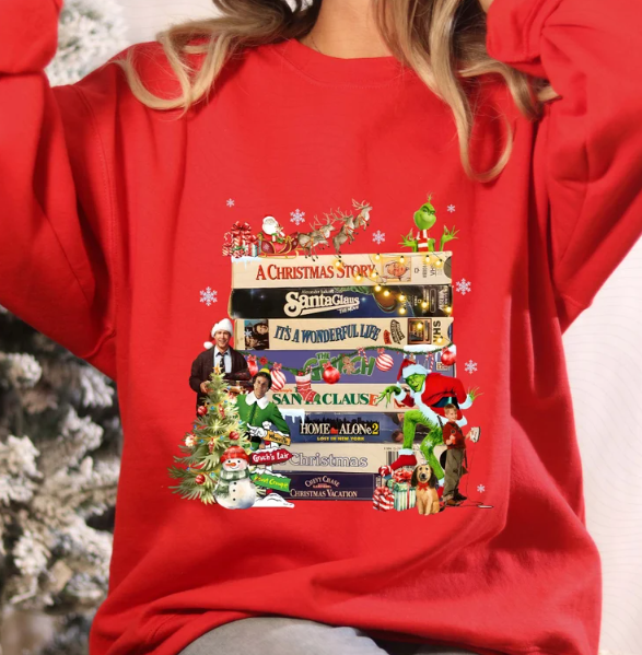 Christmas Movies VHS DTF Transfer