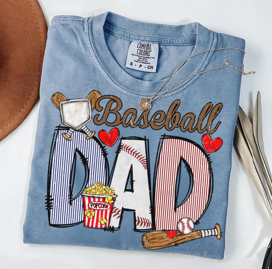 RETRO BASEBALL DAD DTF TRANSFERS