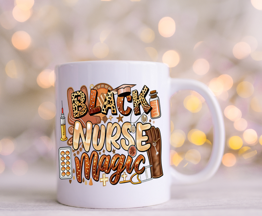 Black Nurse Magic UV Decal