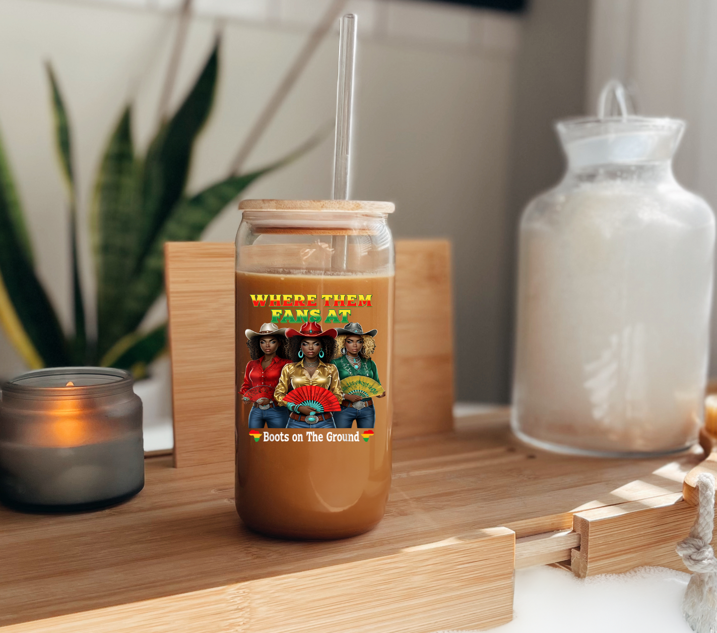 Where them Fans at Juneteenth UV Decal