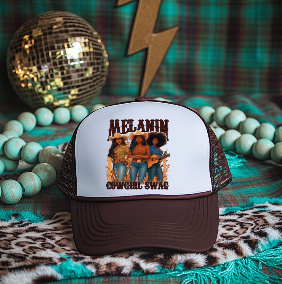 3 inch Melanin Cowgirl Swag Transfers