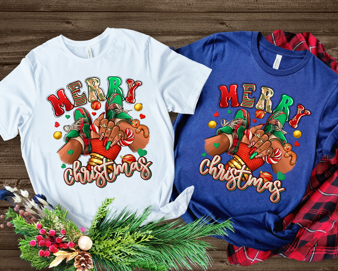 Merry Christmas  DTF Transfer