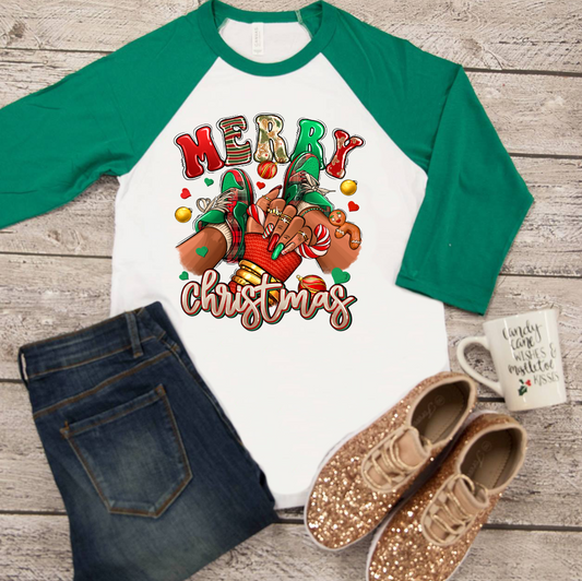 Merry Christmas  DTF Transfer