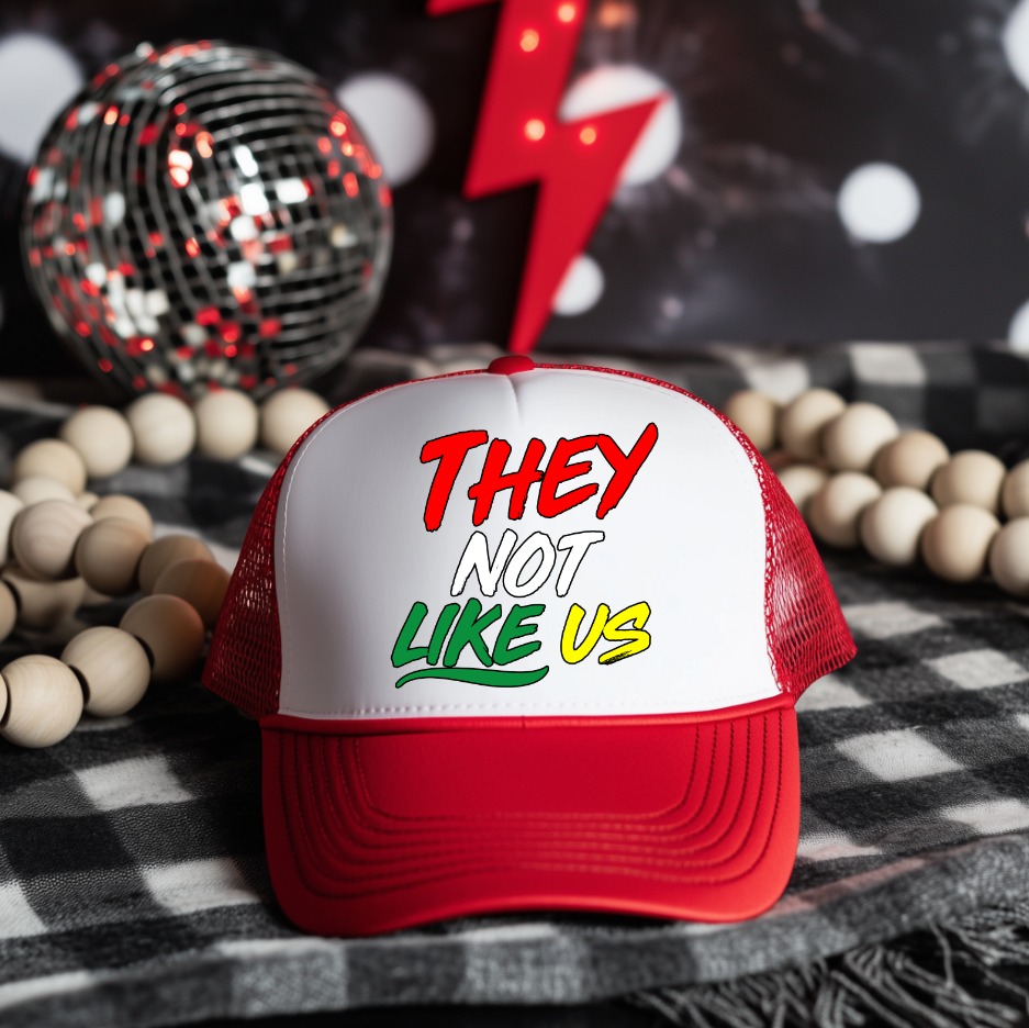 3 inch They Not Like Us Hat Transfers