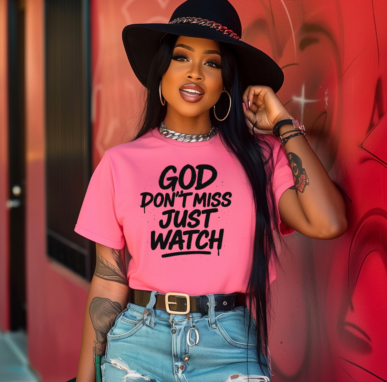 God Dont Miss Just Watch Screen Prints