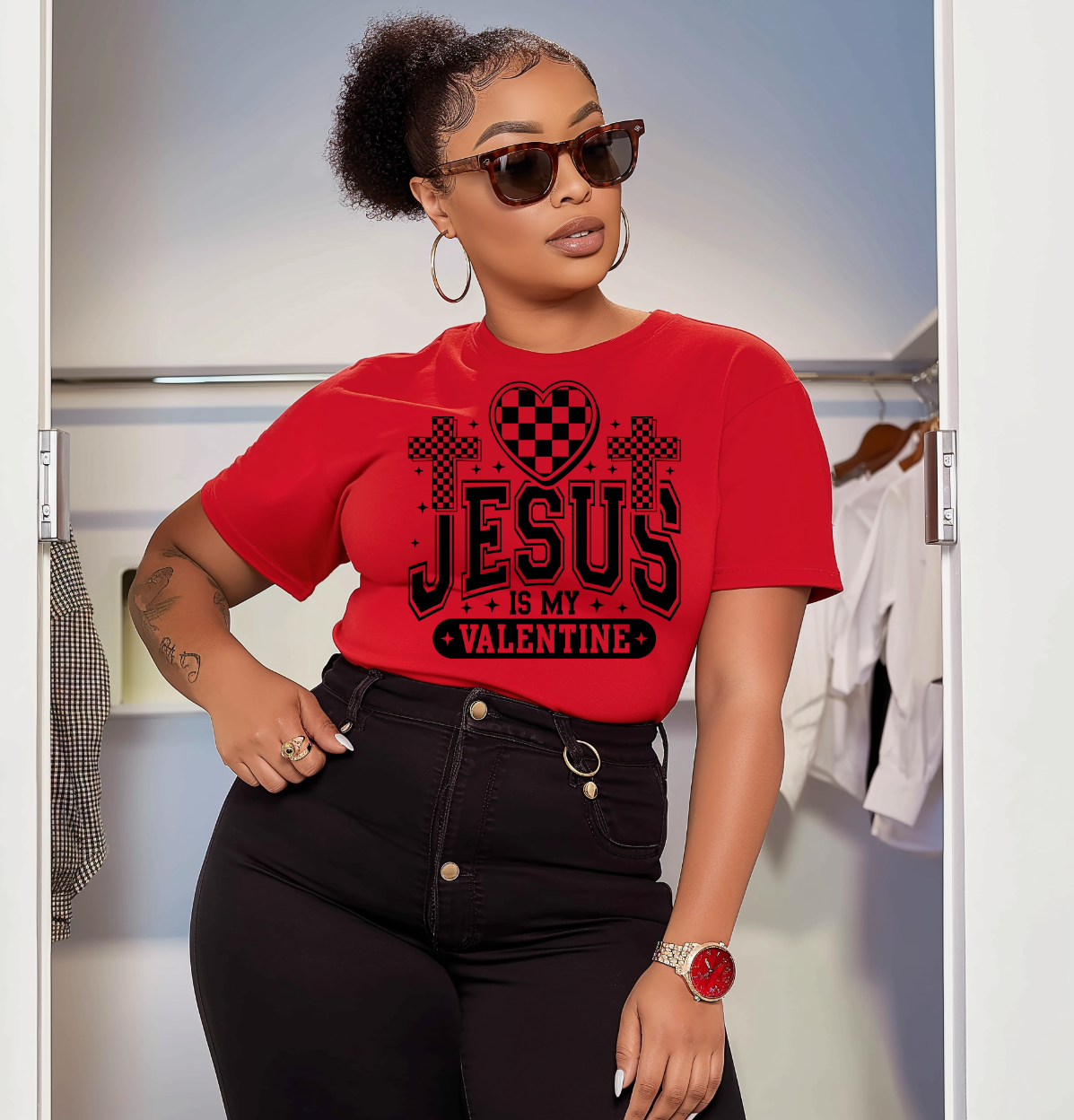 Jesus is my Valentine Screen Print