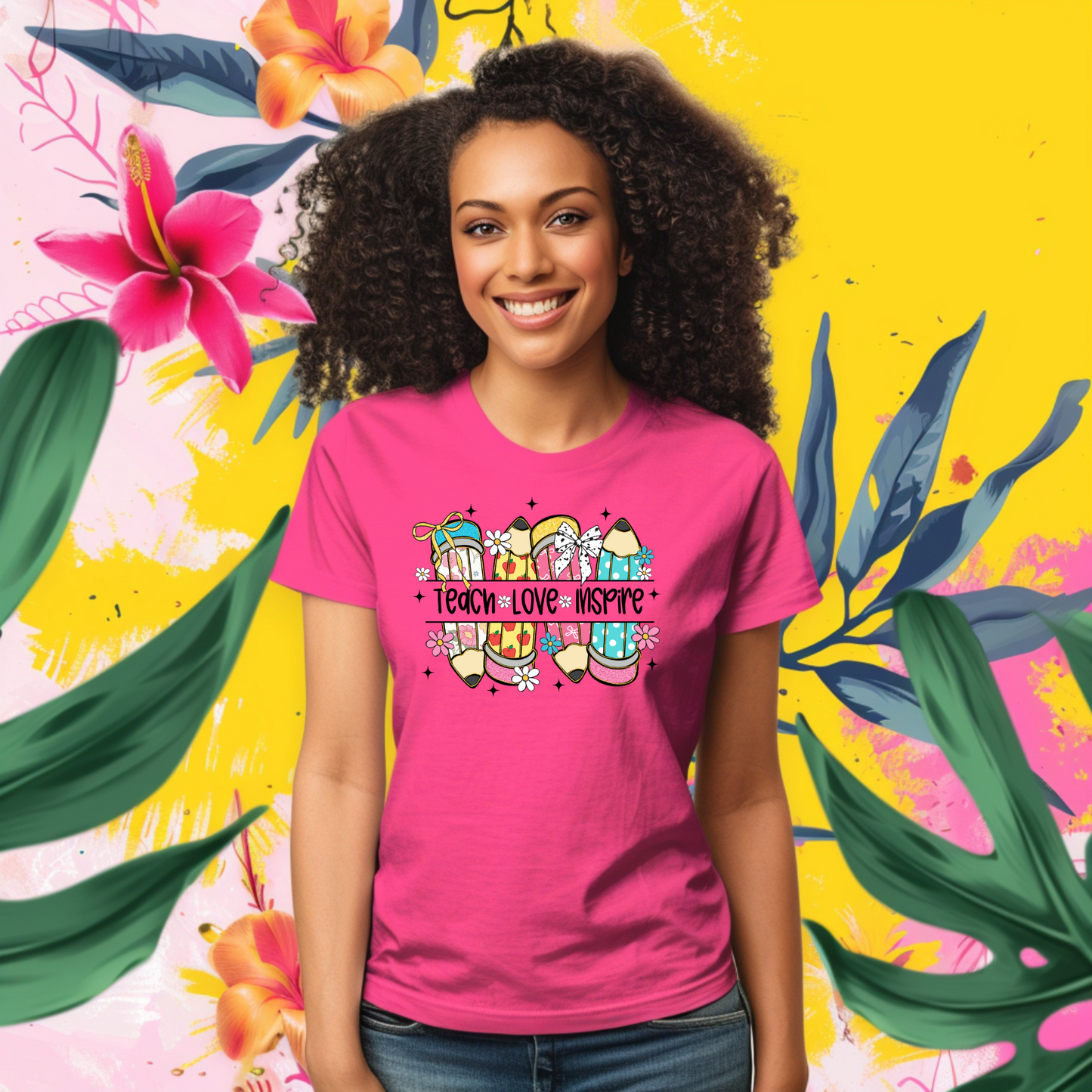 Teach Love Inspire DTF Transfer