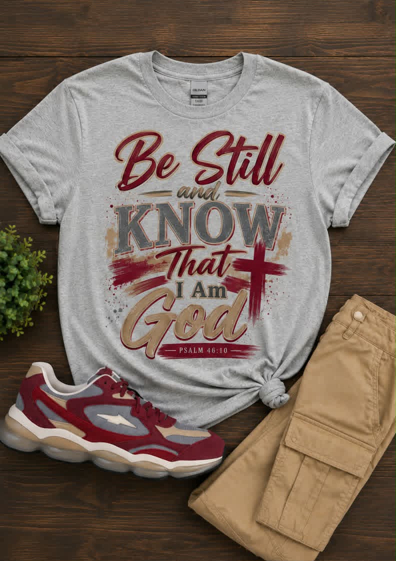 Be Still and Know That I Am God DTF Transfer