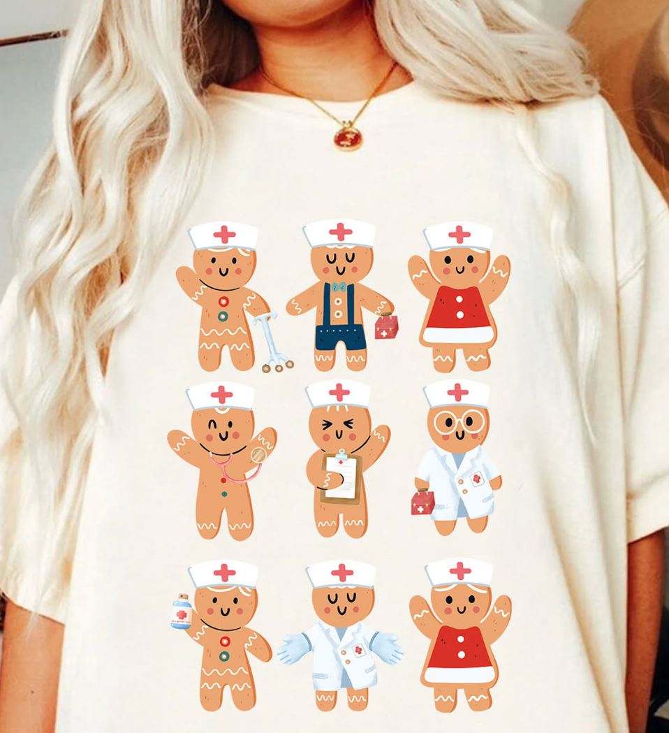 Nurse Gingerbreads Transfer